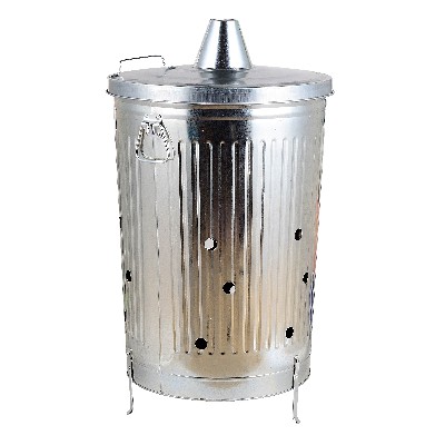 75L garden metal incinerator