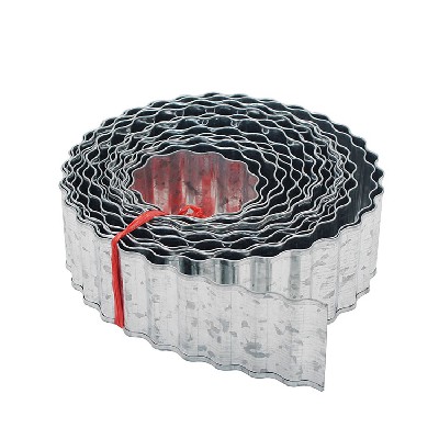 7.5cm.10m Landscape Edging Coil Antirust Flexibility Sturdy galvanized Steel garden Lawn edging