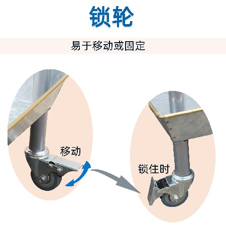 定制美式三層手推車 鐵制餐飲廚房多功能收納移動(dòng)小推車置物架