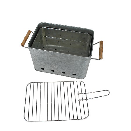 Chinese wholesale indoor outdoor use iron portable charcoal barbecue bucket bbq grills