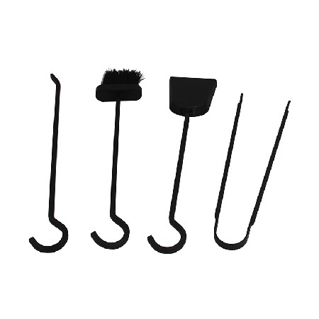 5-Piece Iron Metal Indoor Outdoor Fireplace Tools Set