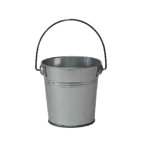 Custom logo galvanized metal printed small bucket