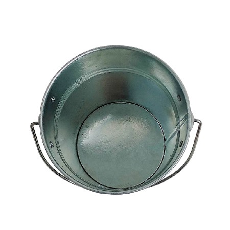 Custom Logo galvanized steel Sliver Mini Bucket For Decoration